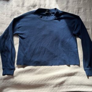 Forever 21 Blue Ribbed Longsleeve